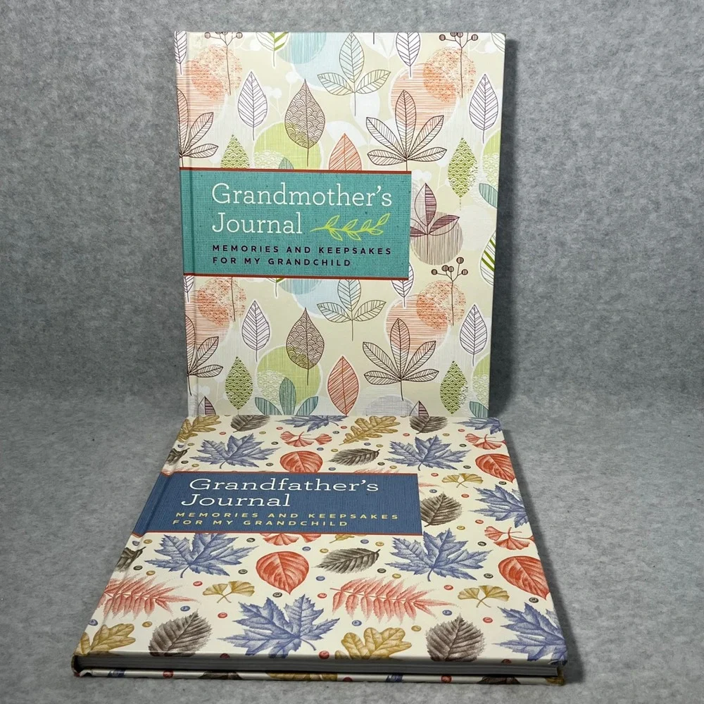 Grandparent Journal Set Memories Keepsake Life History Family Tree Genealogy New